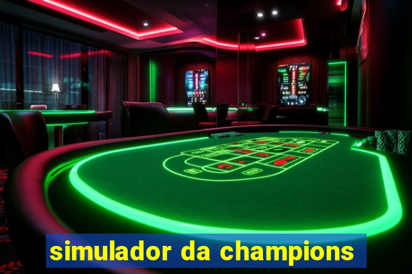 simulador da champions